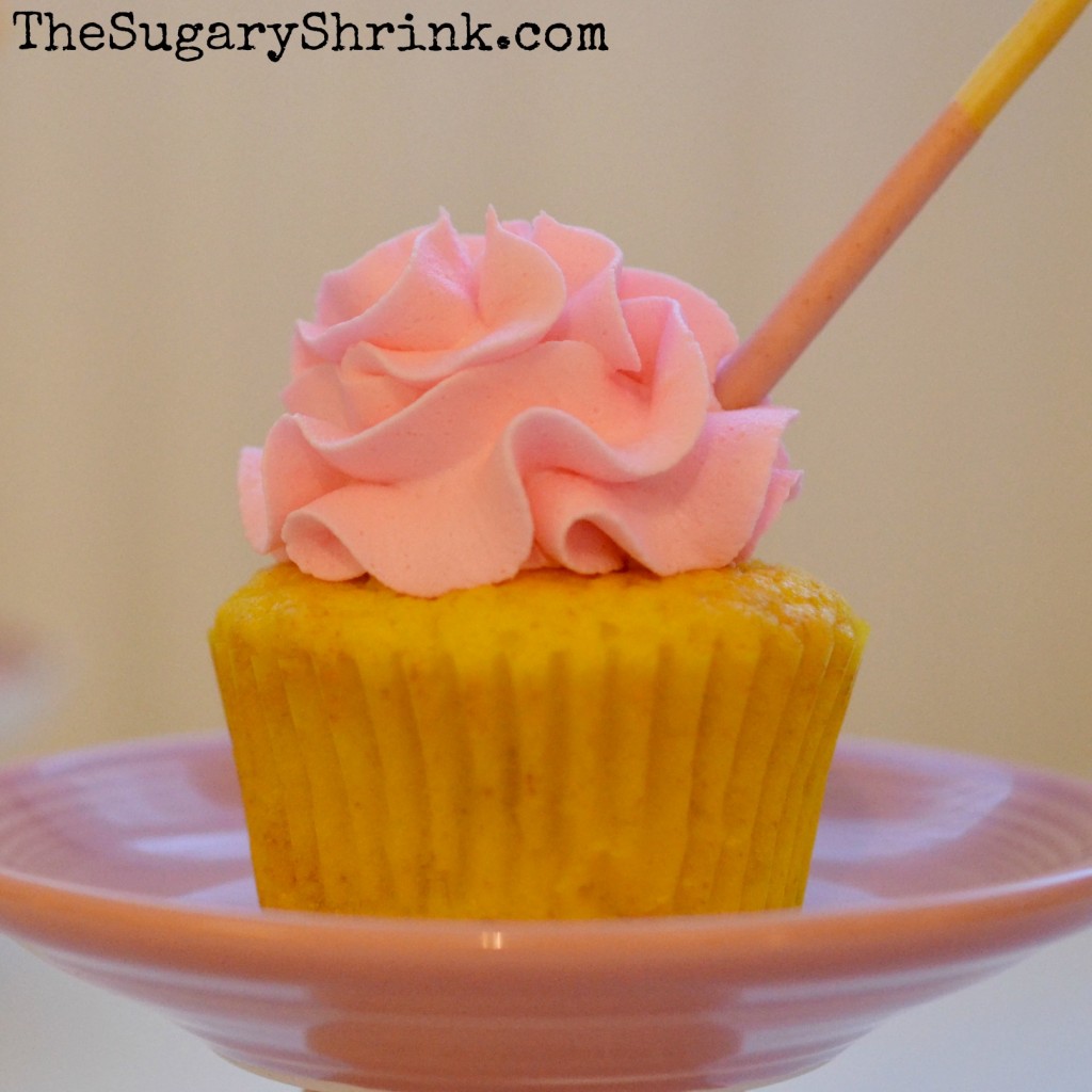 lemon cupcake pink buttercream 858 insta