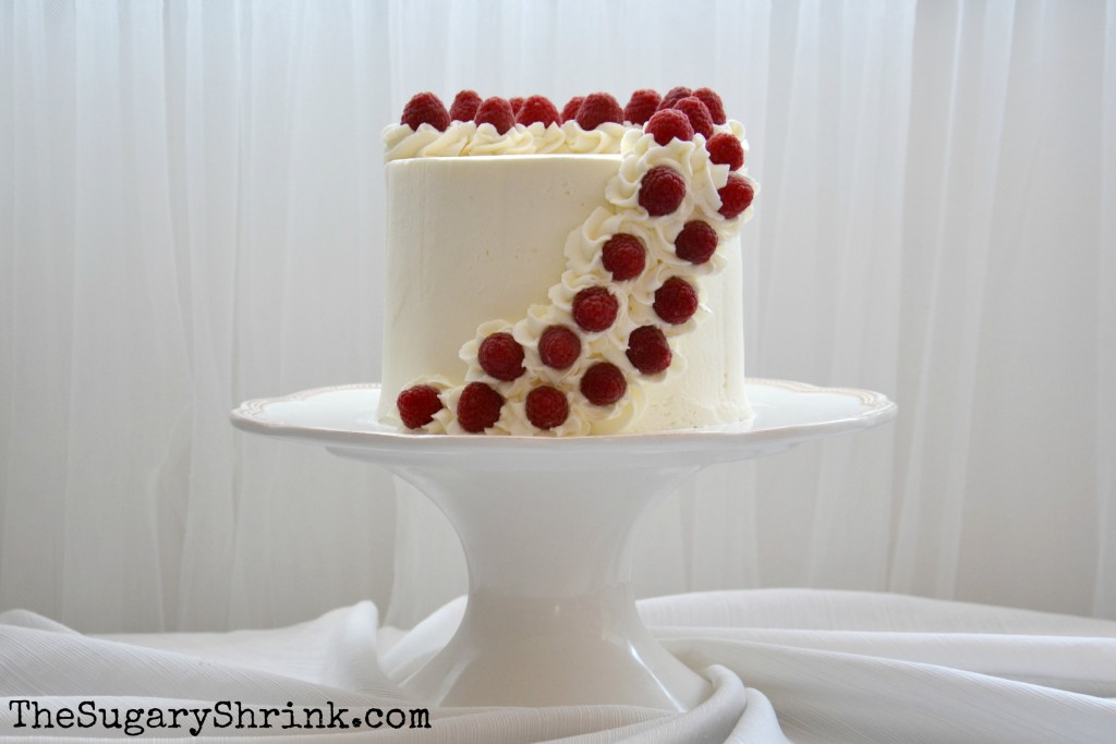 white cake raspberry swoop 990 tss