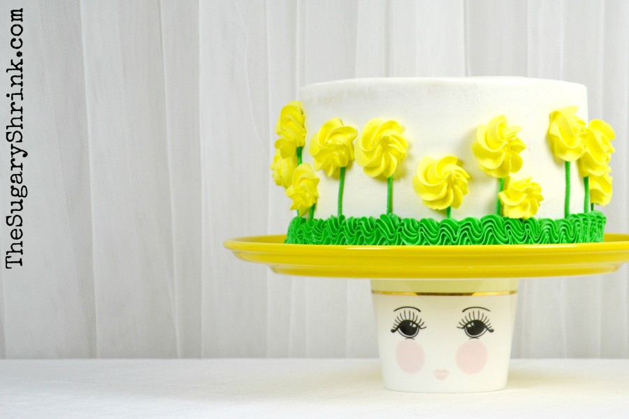 almond yellow rose cake 852 tss