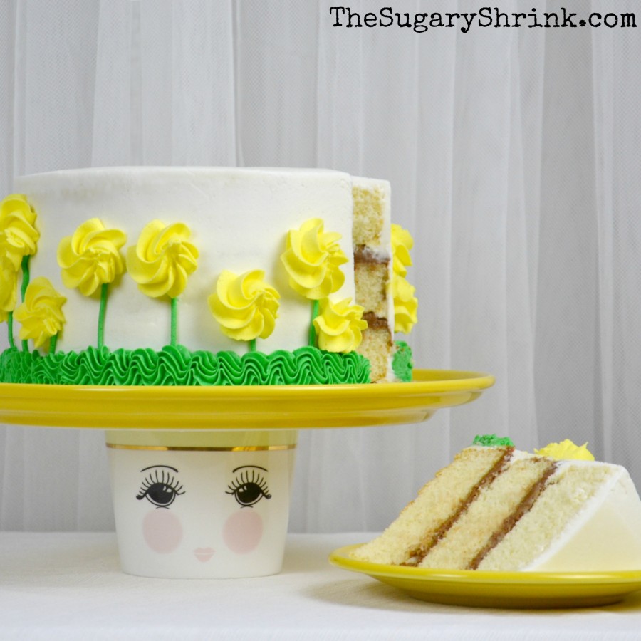 almond yellow rose cake 872 insta