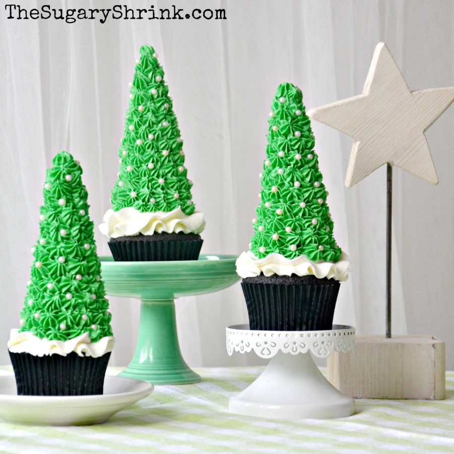 choc cupcakes xmas trees 386 insta