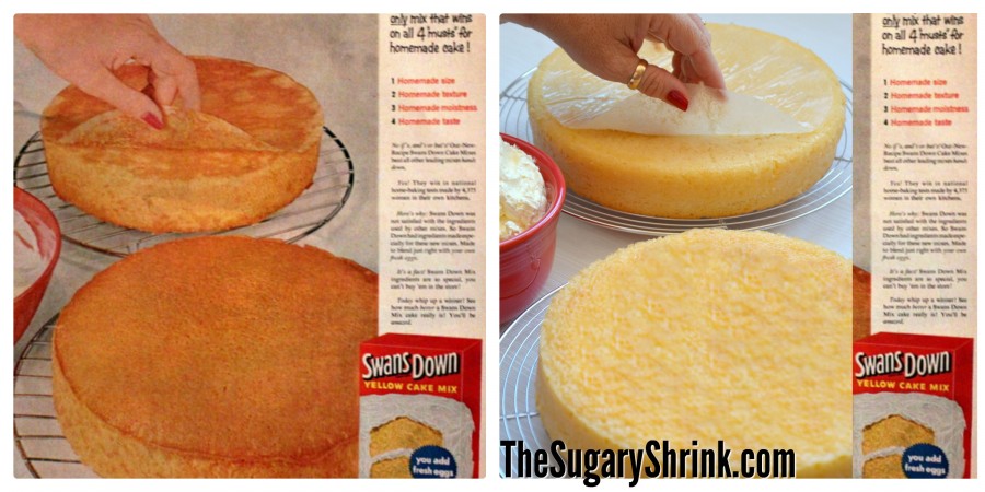 vintage cake ad swans cake cooling tss